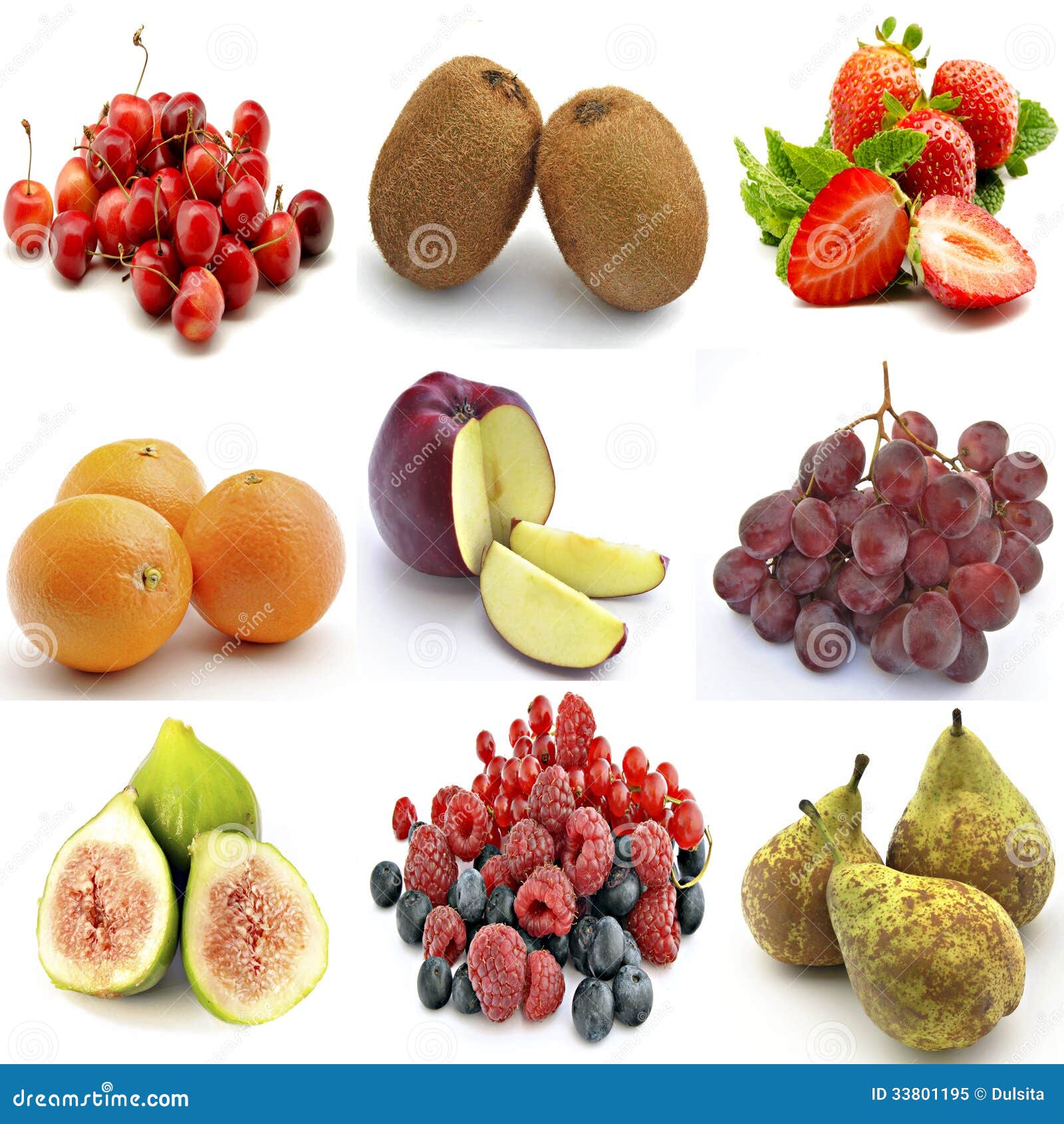 Mural of several fruits stock image. Image of dessert 33801195