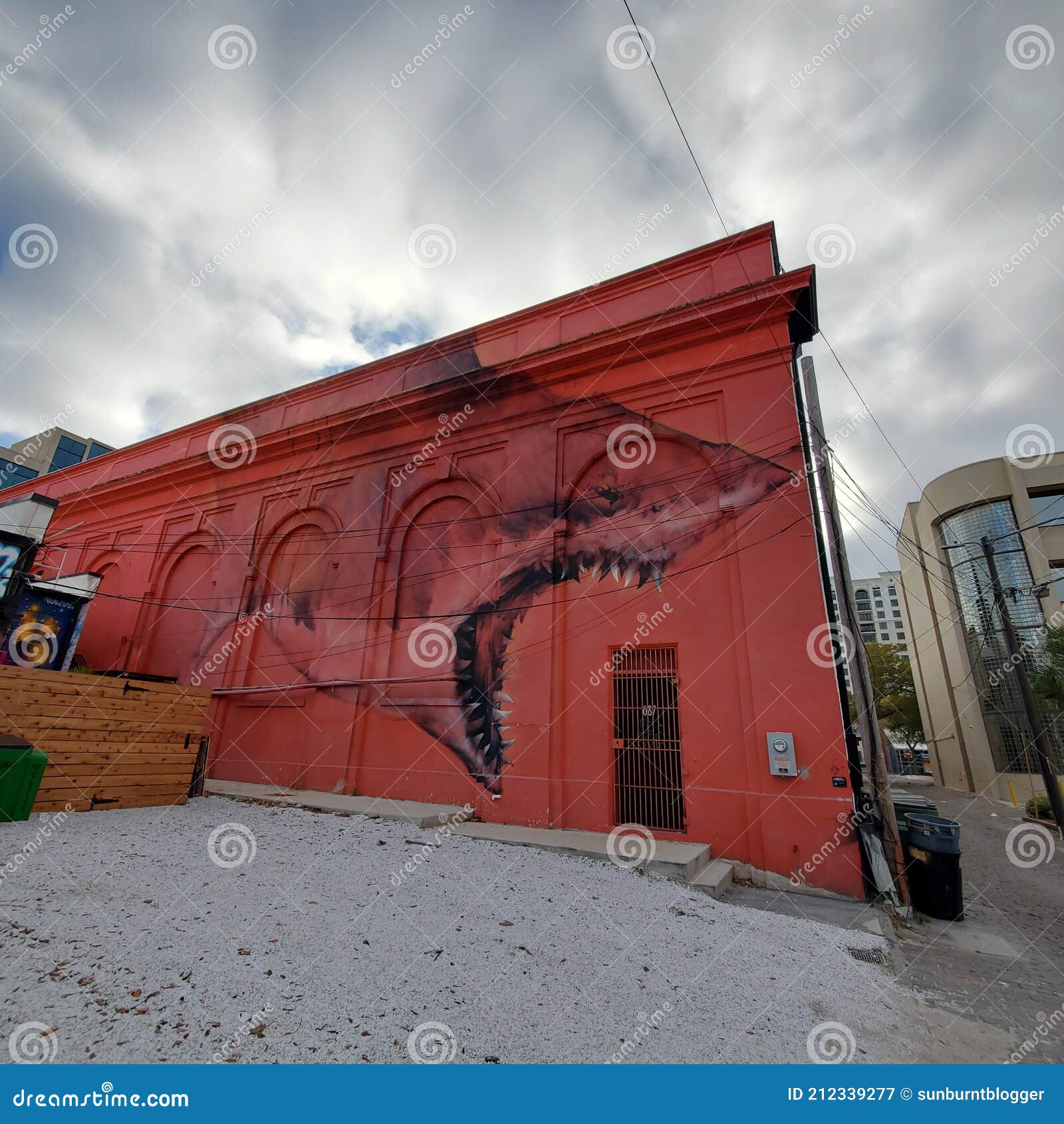 Mural Wall in St Petersburg Florida Editorial Photography Image of