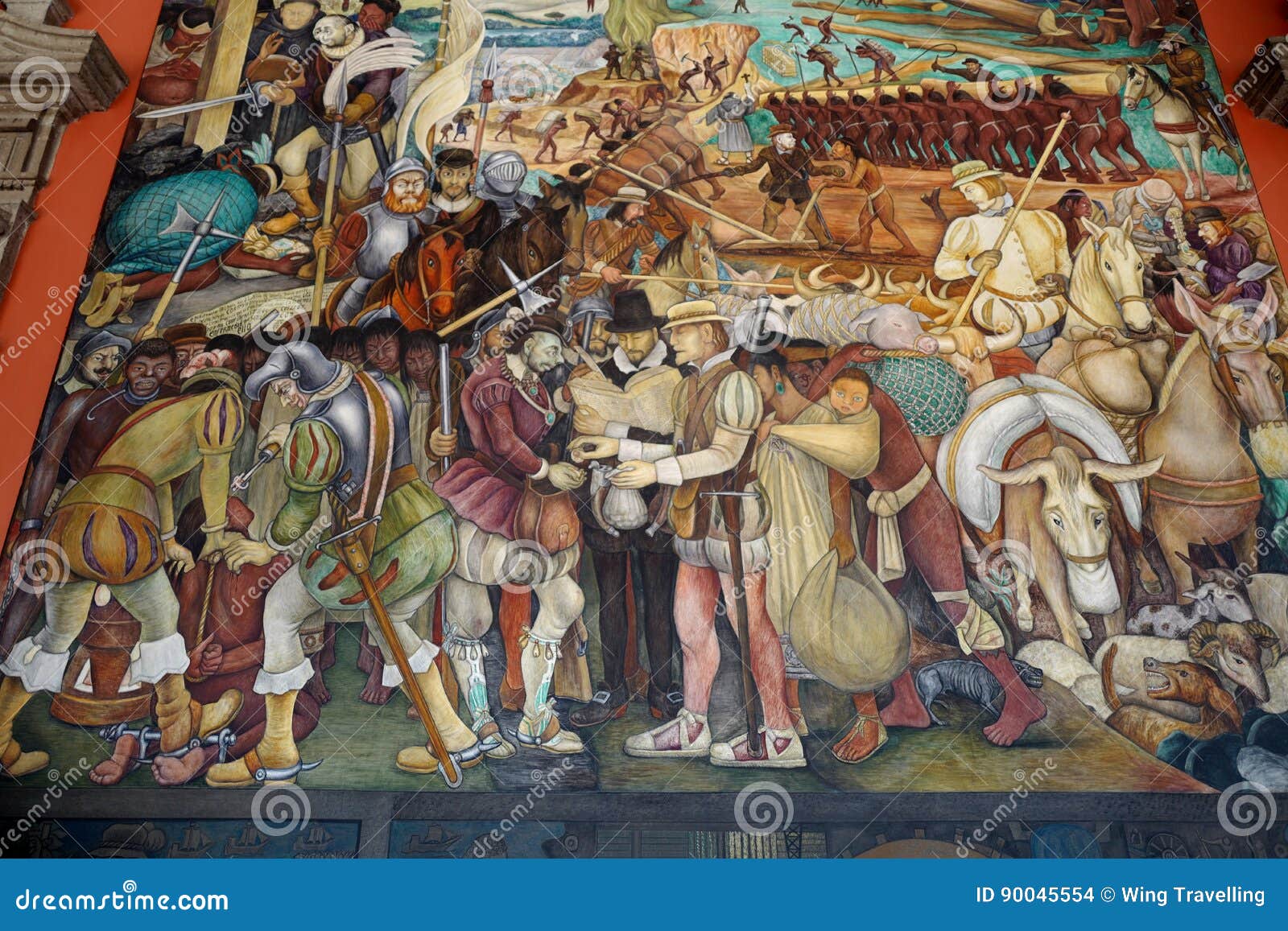 Murale Da Diego Rivera Messico Immagine Stock Editoriale Illustrazione Di Rivera Artista 90045554