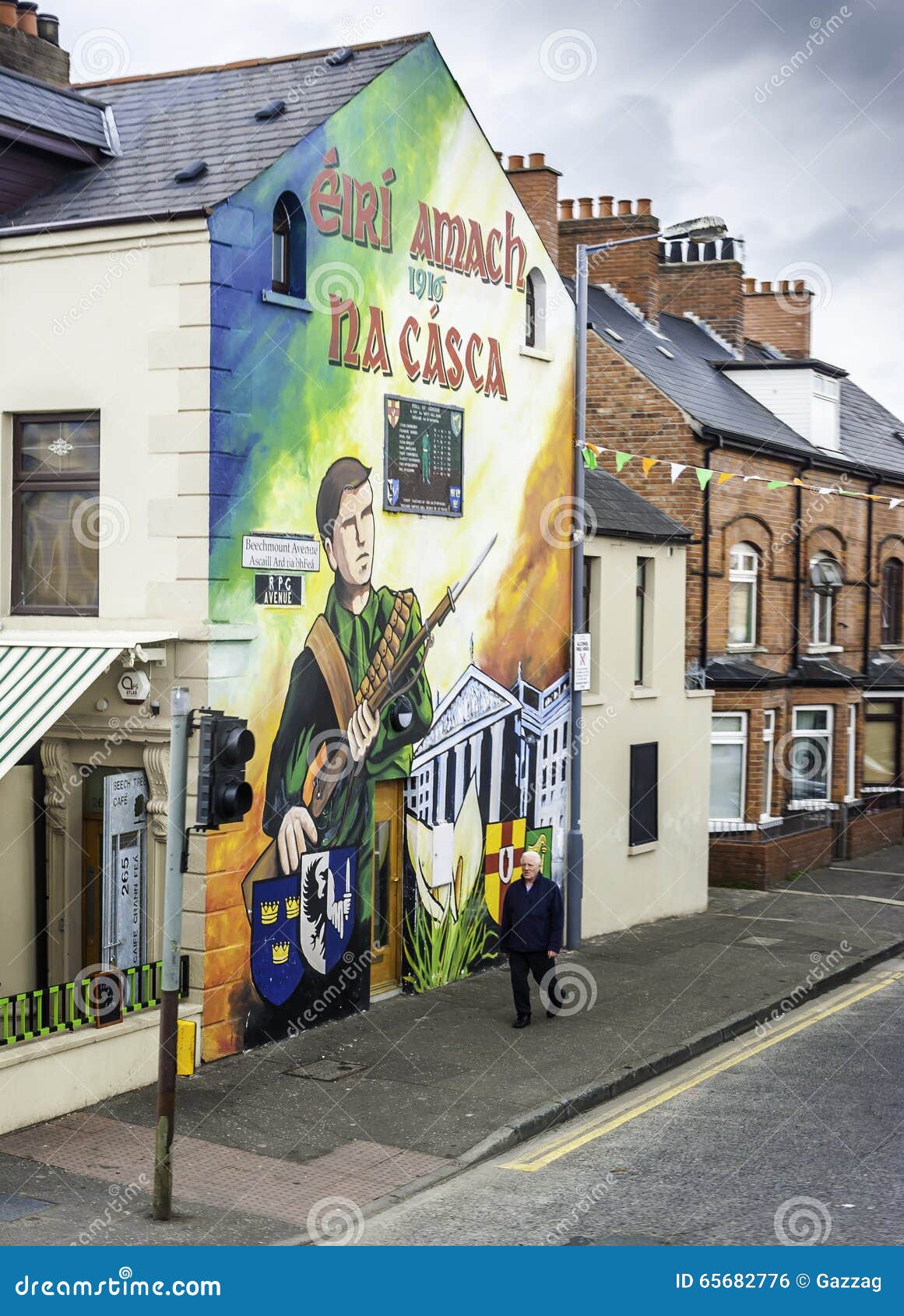 Murales en Belfast foto editorial. Imagen de bombardeo - 65682776, image size:1161x1690
