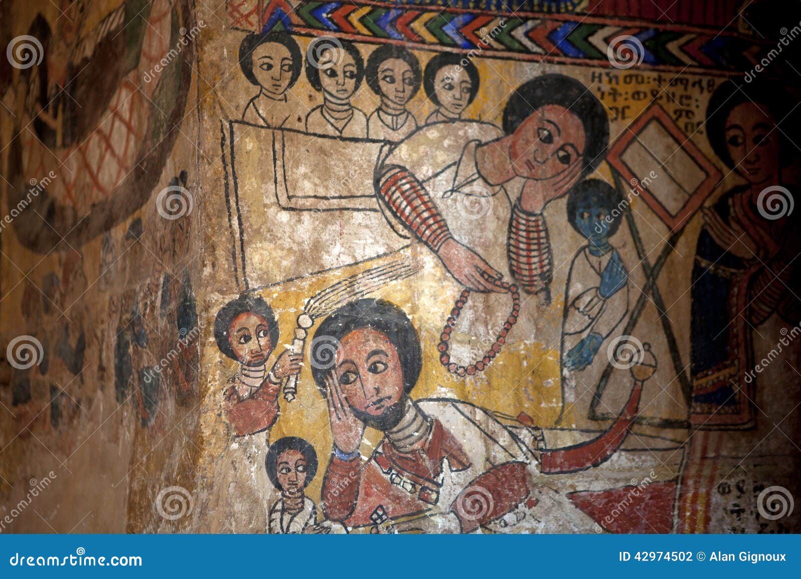 Murals on a Church Wall, Ethiopia Editorial Photography Image of icons, murals 42974502