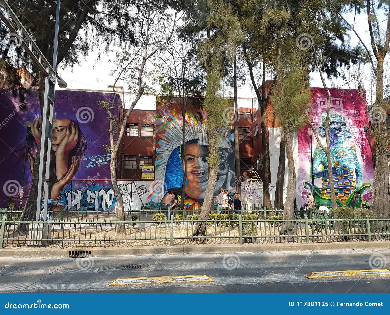 Graffiti on the Streets of Mexico City Editorial Image Image of