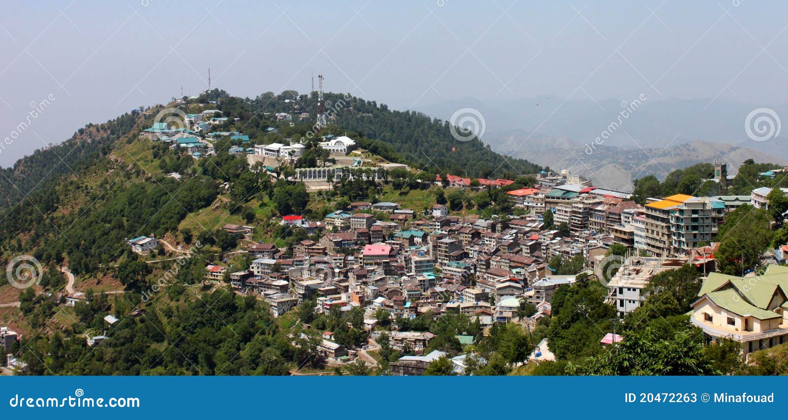 the murree city, kashmir point, pakistan.