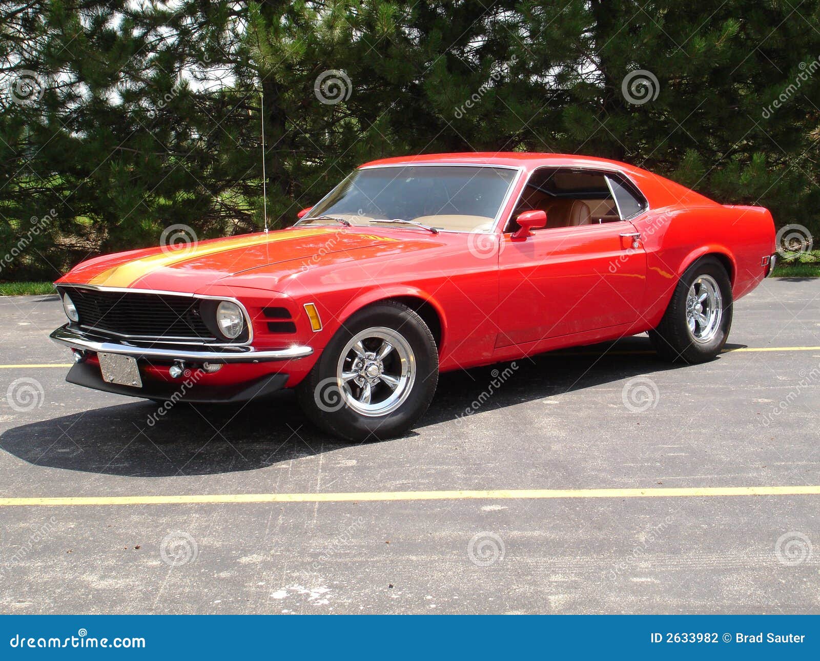 Muscle Car stock photo. Image of headlights, doors, nostalgia - 2633982