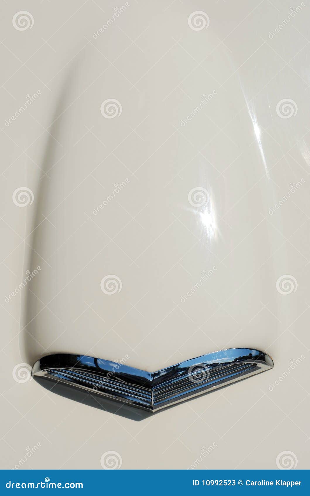 Muscle Car Hood Vent Above stock image. Image of classic 10992523