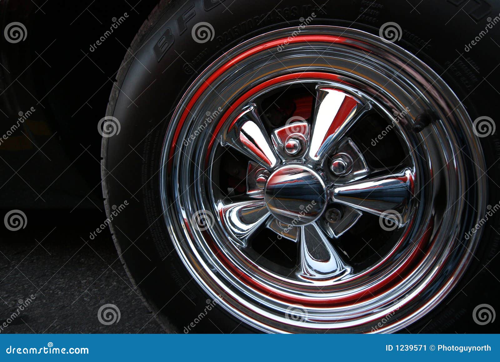 Muscle Car tire stock image. Image of muscle, speed, wheel 1239571