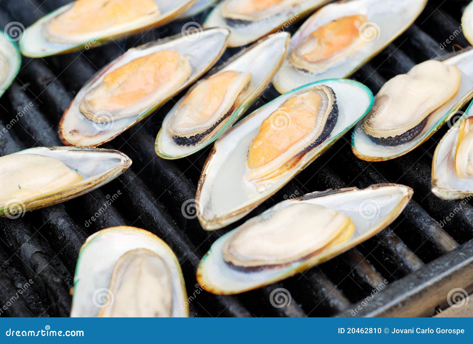 Muscles on the Barbecue Grill Stock Photo Image of aphrodisiac