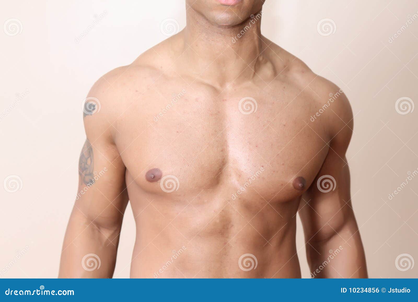 muscular male body