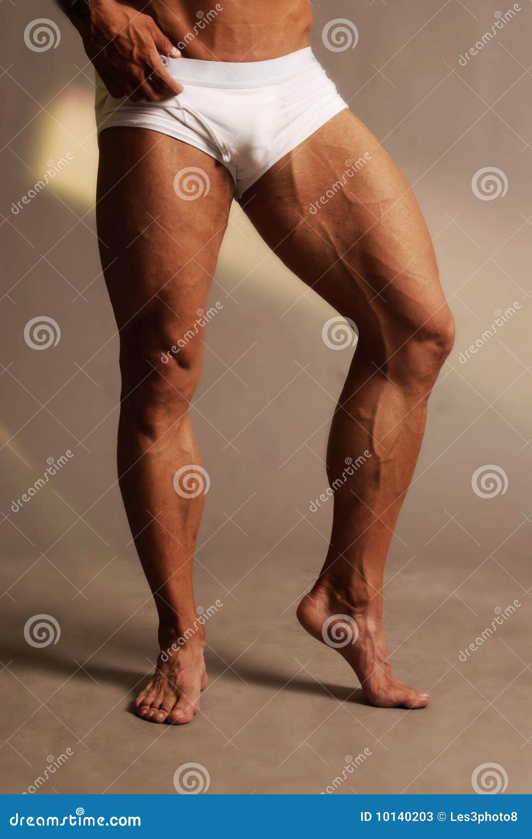 Muscular male legs stock image. Image of veiny, hero - 10140203