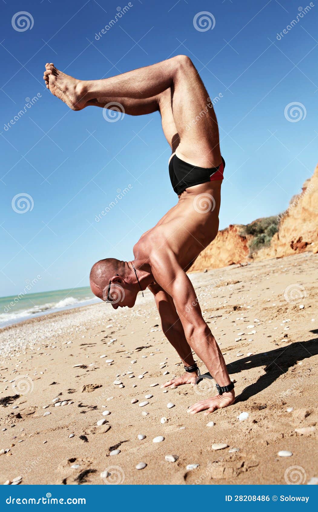 Naked Handstand Stock Photos, Pictures & Royalty-Free 