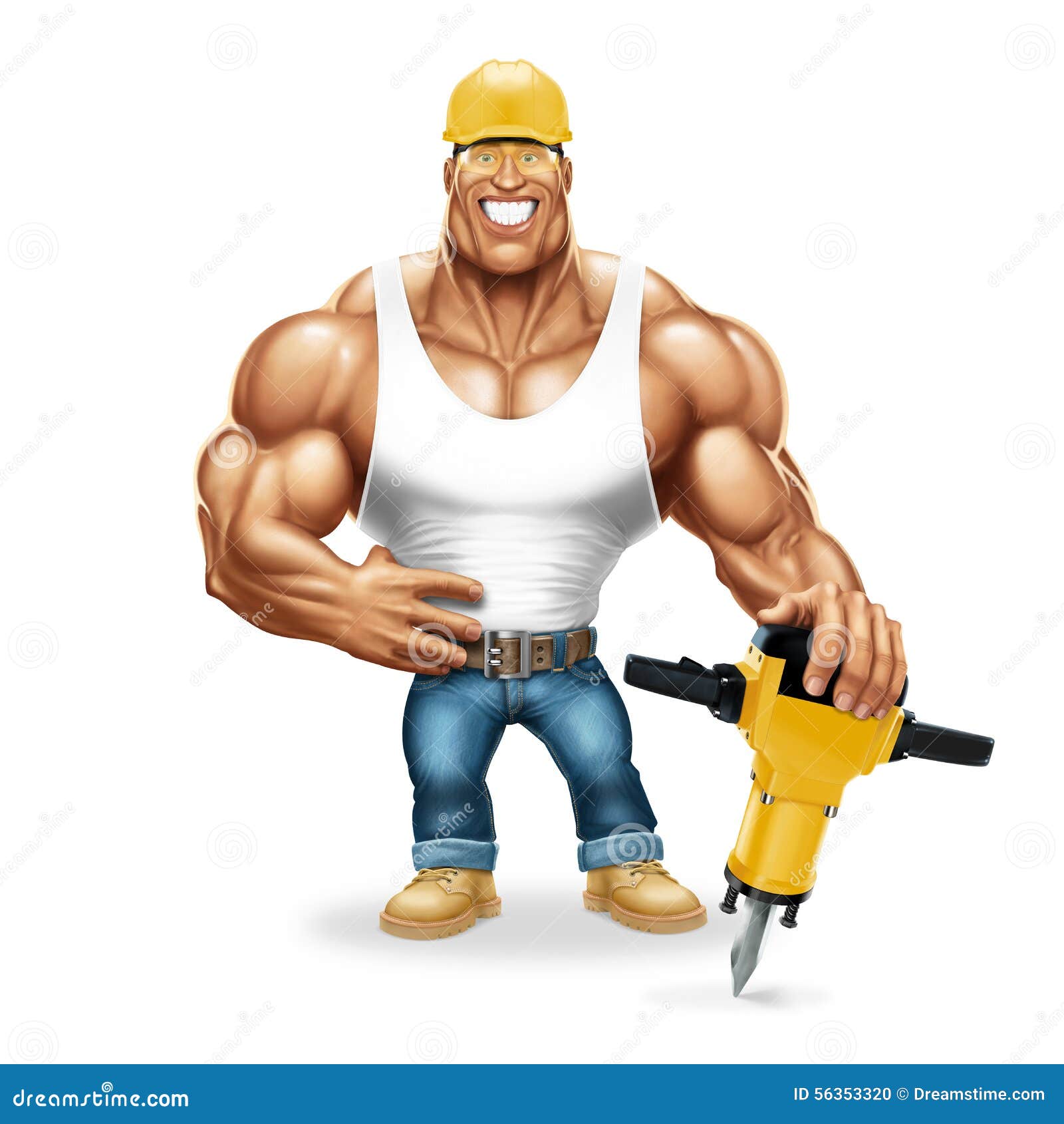 930+ Strength Muscular Build Men Manual Worker Illustrations, Royalty-Free  Vector Graphics & Clip Art - iStock