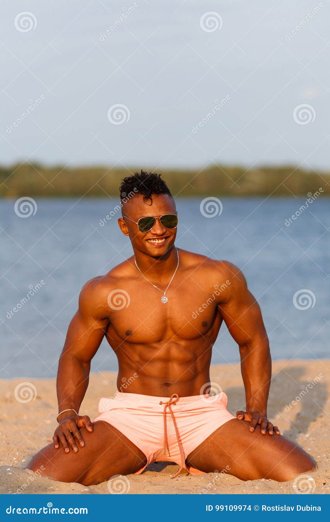 Black man in beach naked - Hot Nude