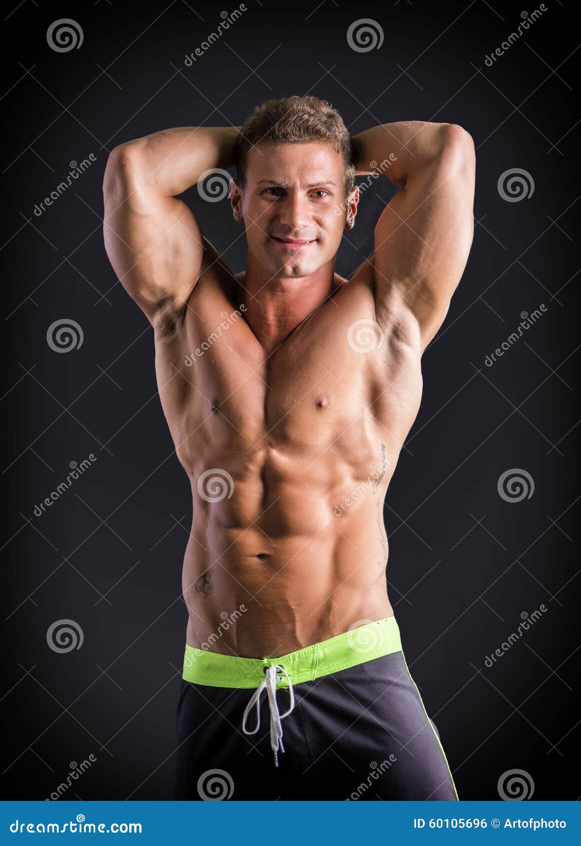 Muscular pose hi-res stock photography and images - Alamy