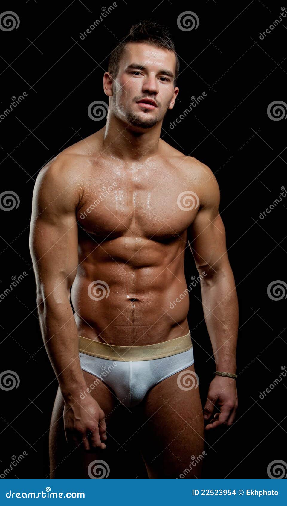 Handsome Man With Naked Torso Stock Image - Image of 