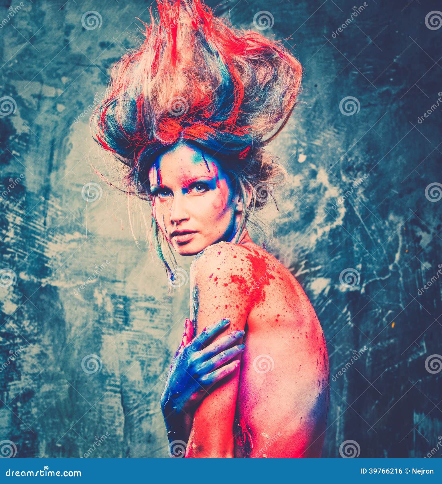 Muse With Creative Body Art Stock Photo Image of halloween Muse With Creative Body Art Stock Photo Image of halloween
