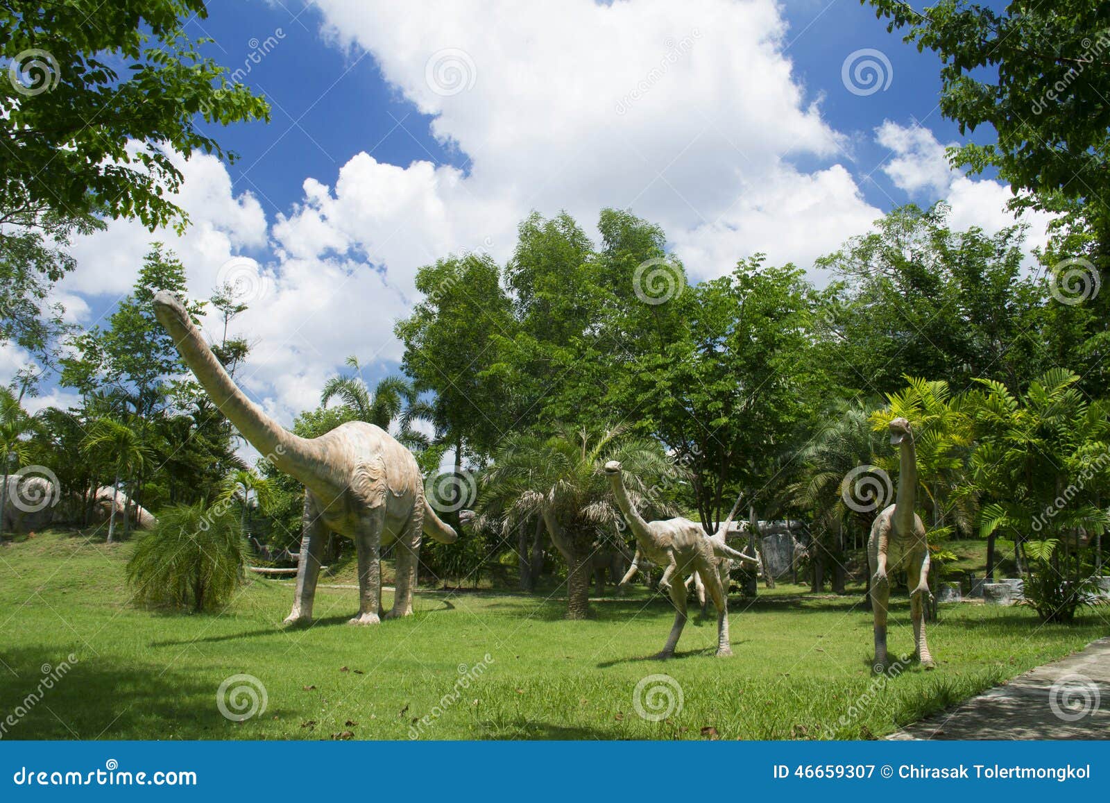 Distrito de Wiang Kao do museu do dinossauro de Phu Wiang, província de Khon Kaen Tailândia, depois que o parque nacional de Phu Wiang tinha sido estabelecido em 1991