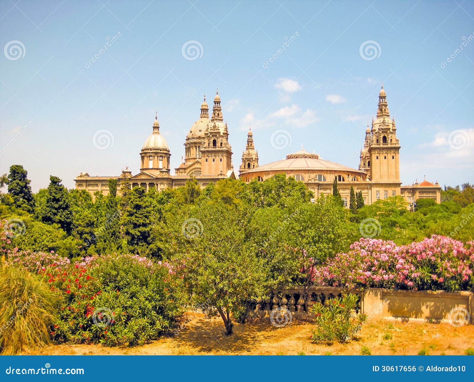 Museu Nacional d Art de Catalunya, Barcelona. National Museum Palau Nacional, Montjuic, Barcelona