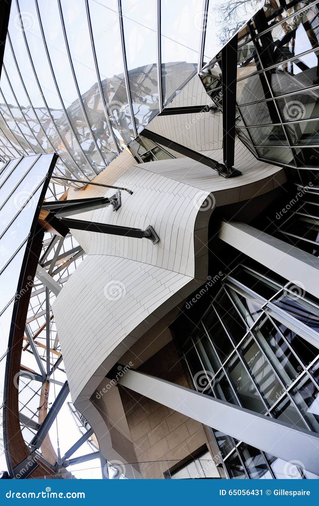 Museum Of Contemporary Art Of The Louis Vuitton Foundation Editorial Photo - Image of gehry ...