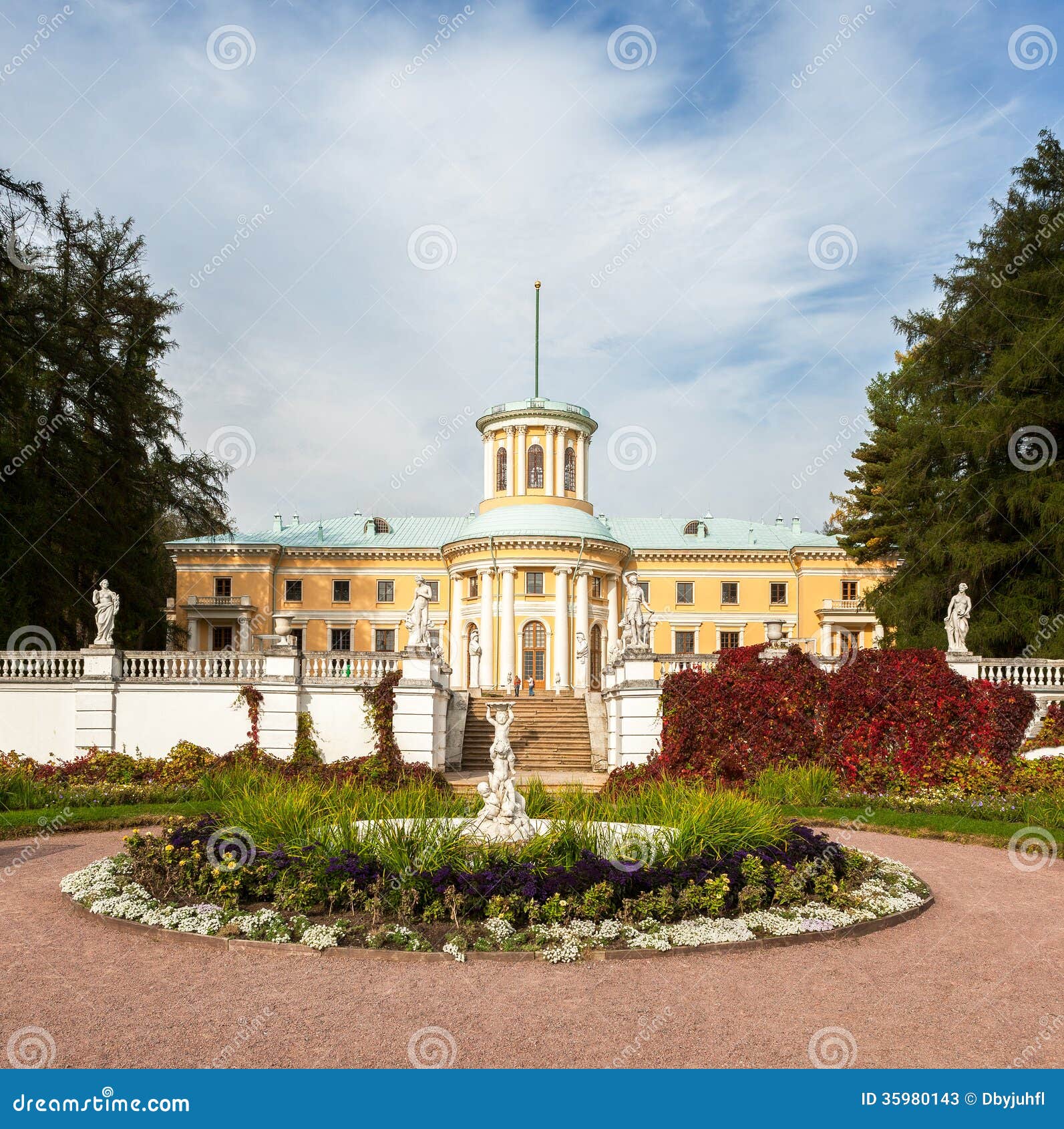 Museum-Estate Of Arkhangelskoye. Stock Image - Image of nobleman ...
