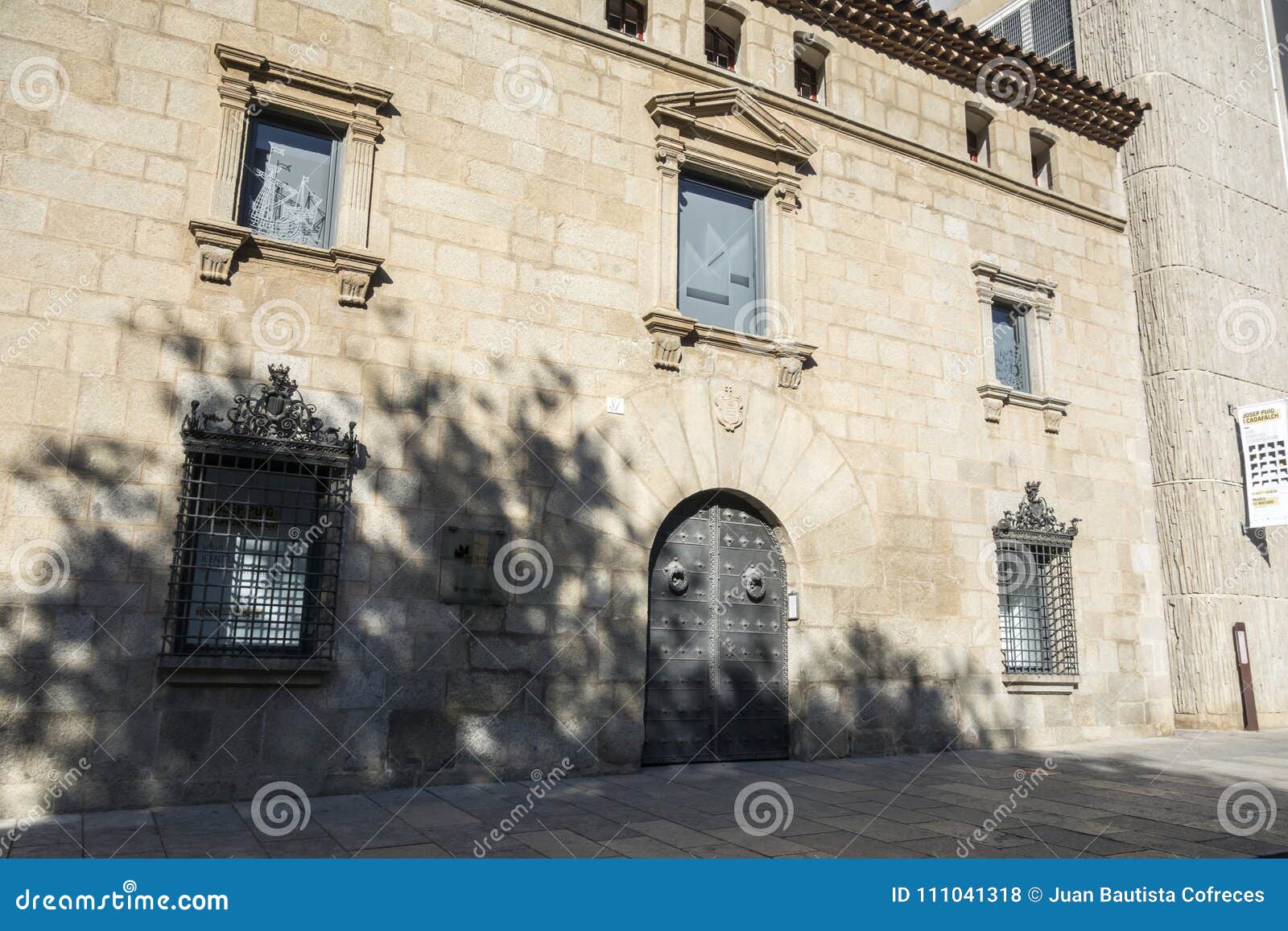 museum of mataro, building can serra, renaissance style.mataro,spain.