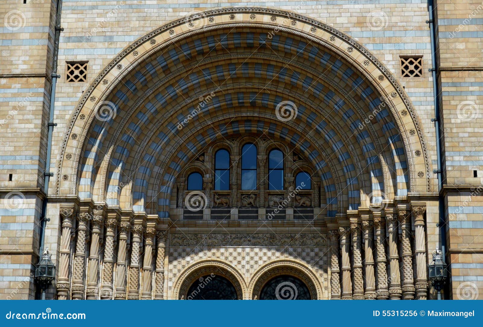 the natural history museum in london, uk