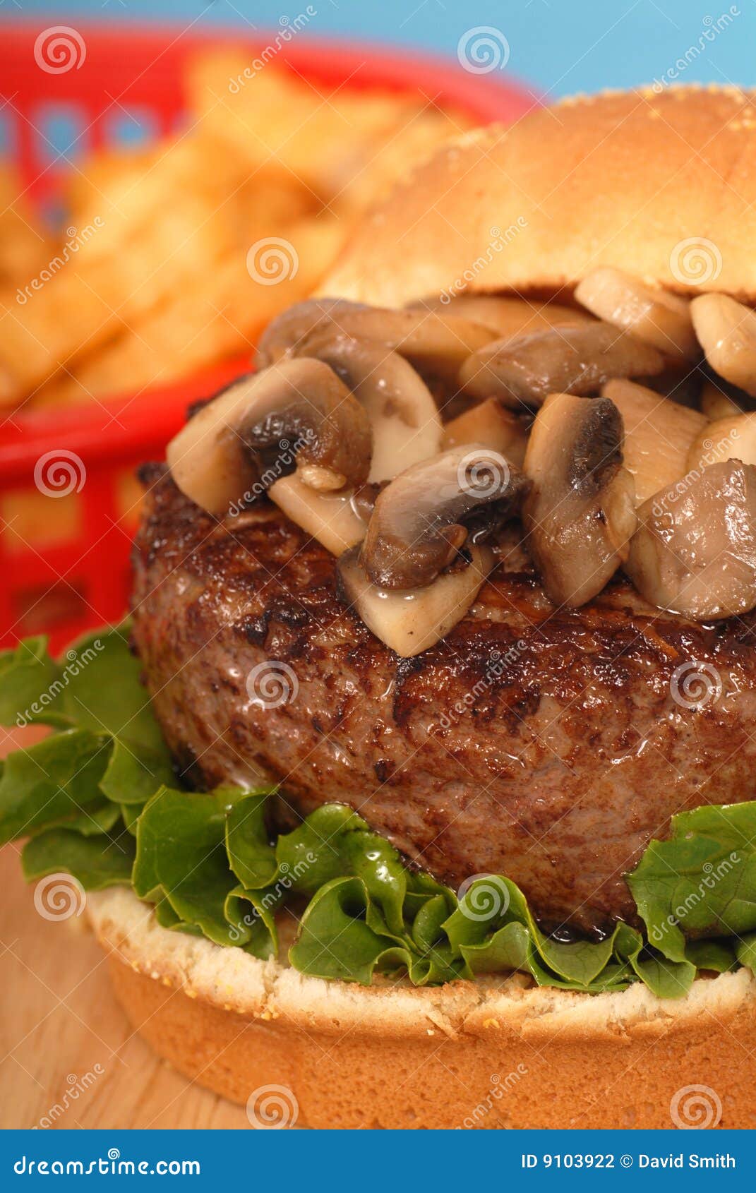 Mushroom Swiss Burger Fast Food Mushroom Swiss Burger Fast Food