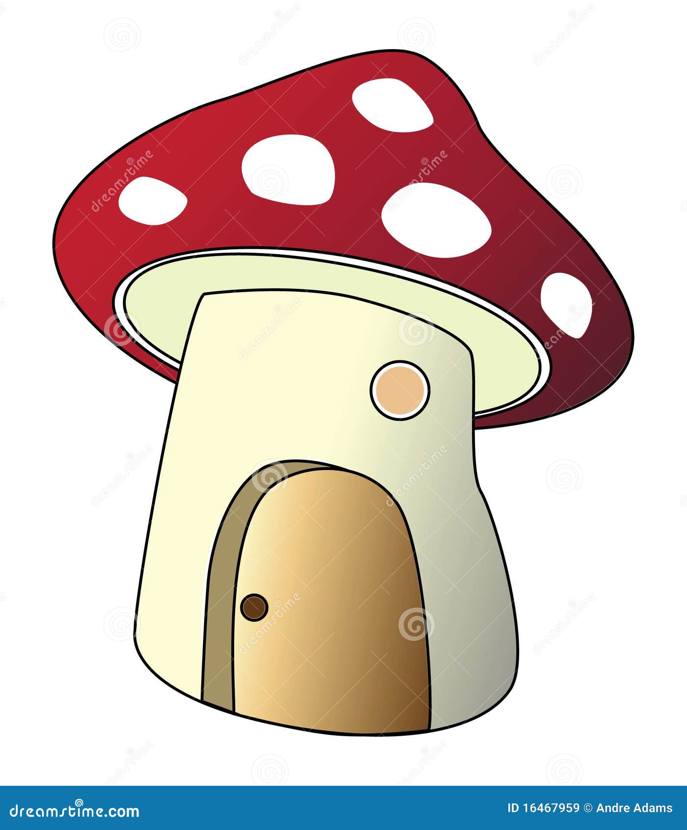 mushroom house clipart - photo #21
