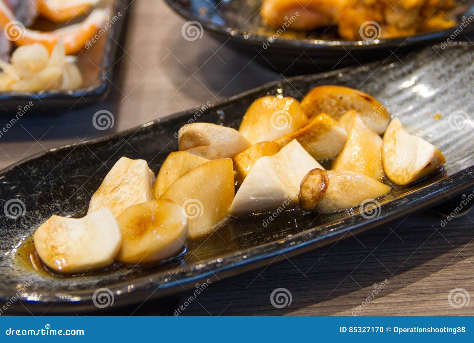 Mushroom Origin Japanese Sauce Stock Photo Image of onion, french 85327170