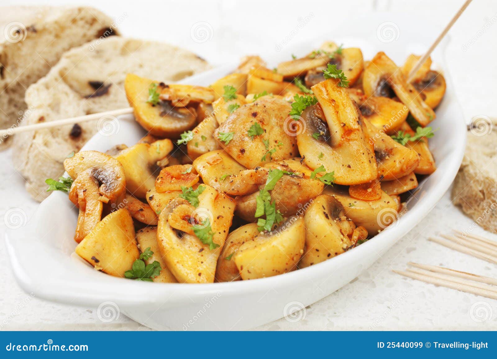 Mushrooms Tapas stock image. Image of bowl, spanish, appetiser 25440099