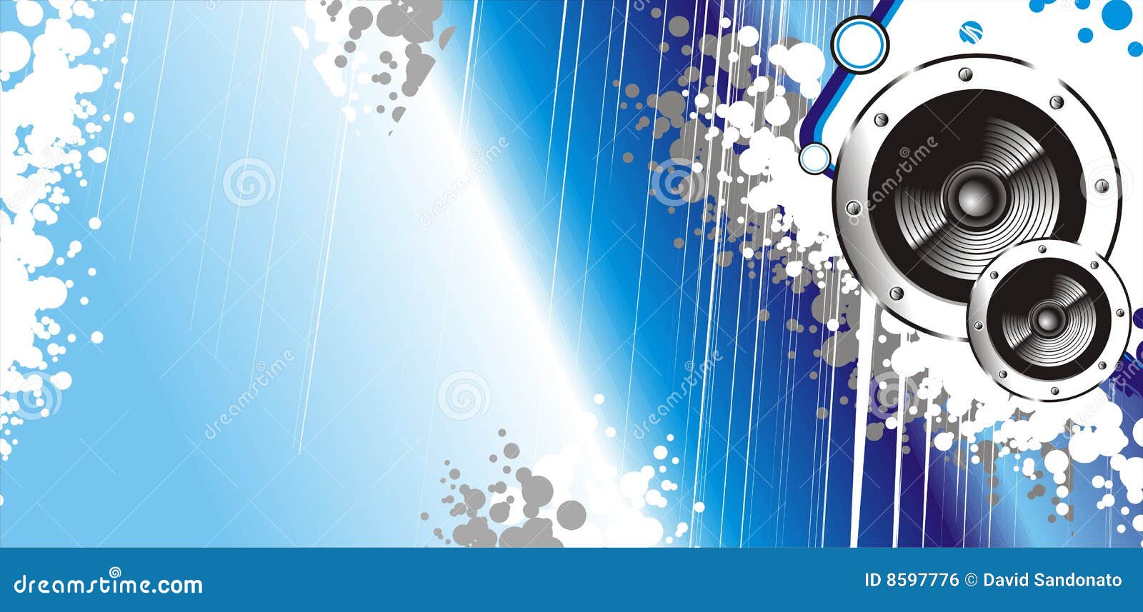 Music abstract frame stock vector. Illustration of poster 8597776