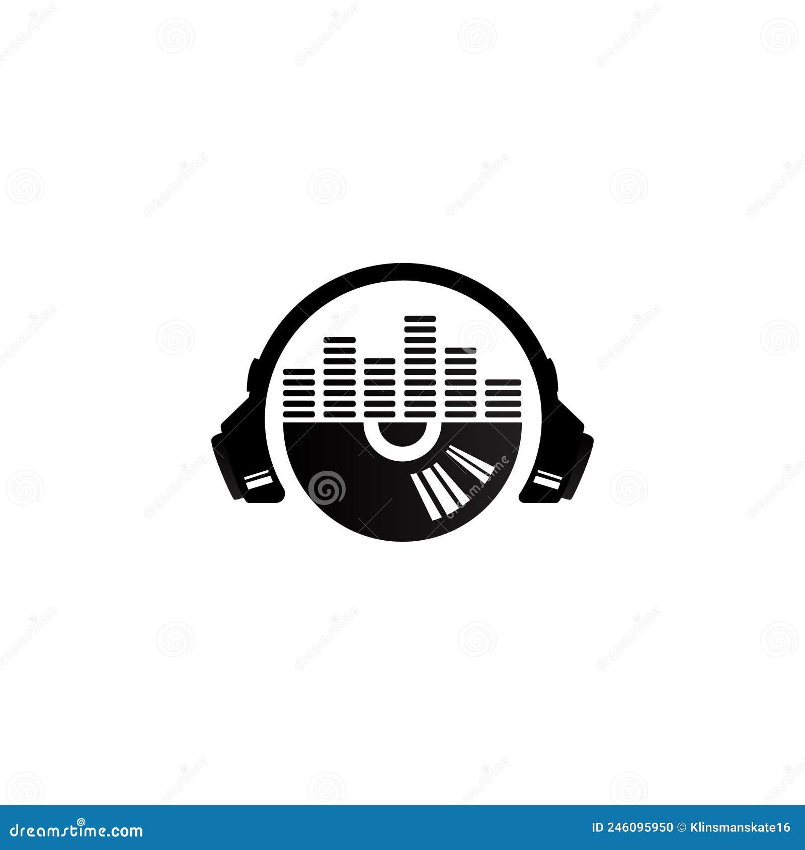 Music Audio and Composer Logo Template Design Concept Stock Vector ...