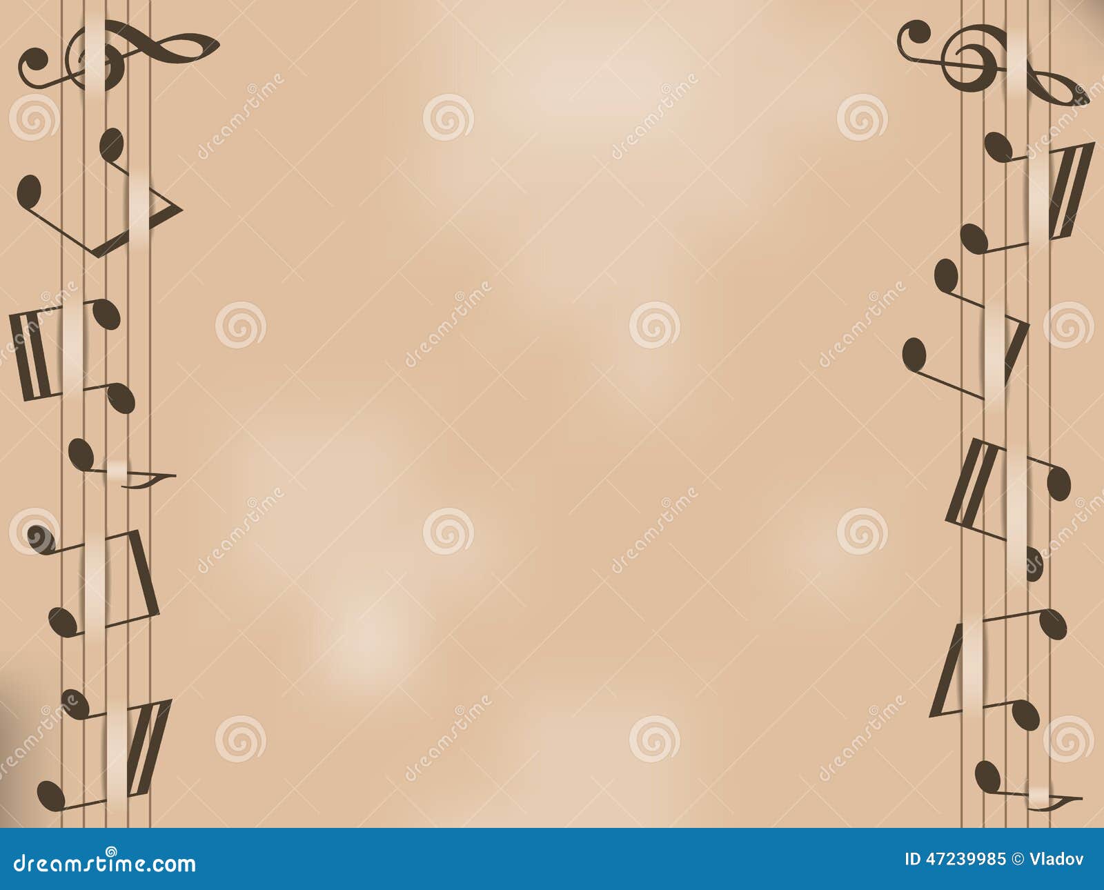 Music Background Cartoon Vector 47239985