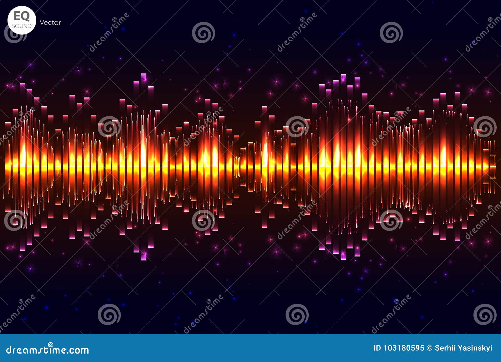 Music Beat Vector. Green Lights Background. Abstract Equalizer. Sound Wave.  Audio Equalizer Technology. Detailed Vector Bokeh. Spa Stock Vector -  Illustration of graphic, concept: 103180595