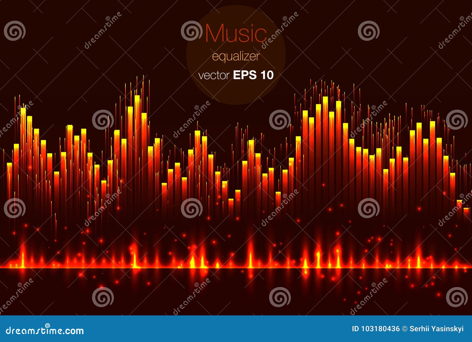 Music Beat Vector. Lights Background. Abstract Equalizer. Sound Wave. Audio  Equalizer Technology. Detailed Vector Bokeh Stock Vector - Illustration of  graph, abstract: 103180436