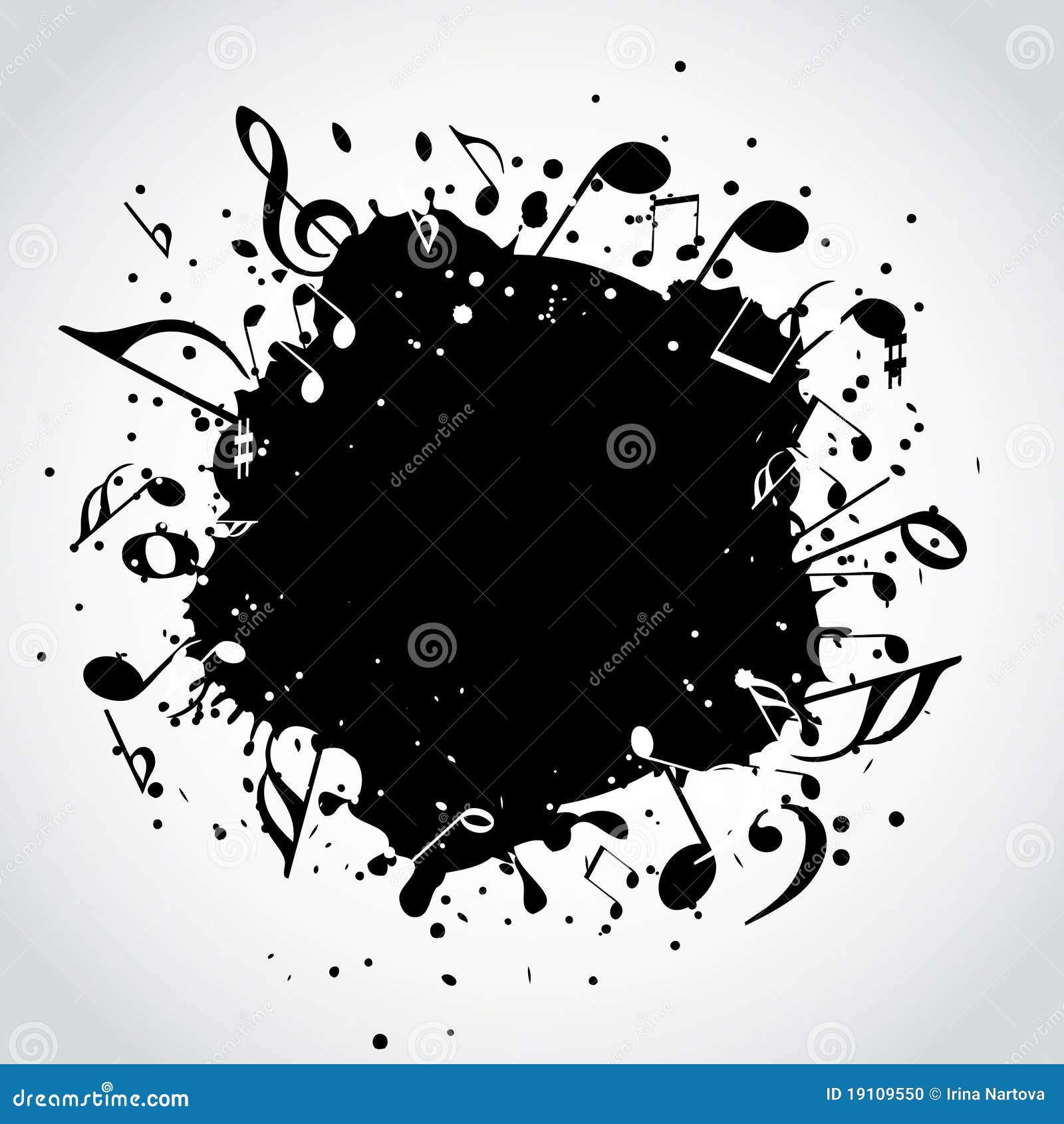 music black blot