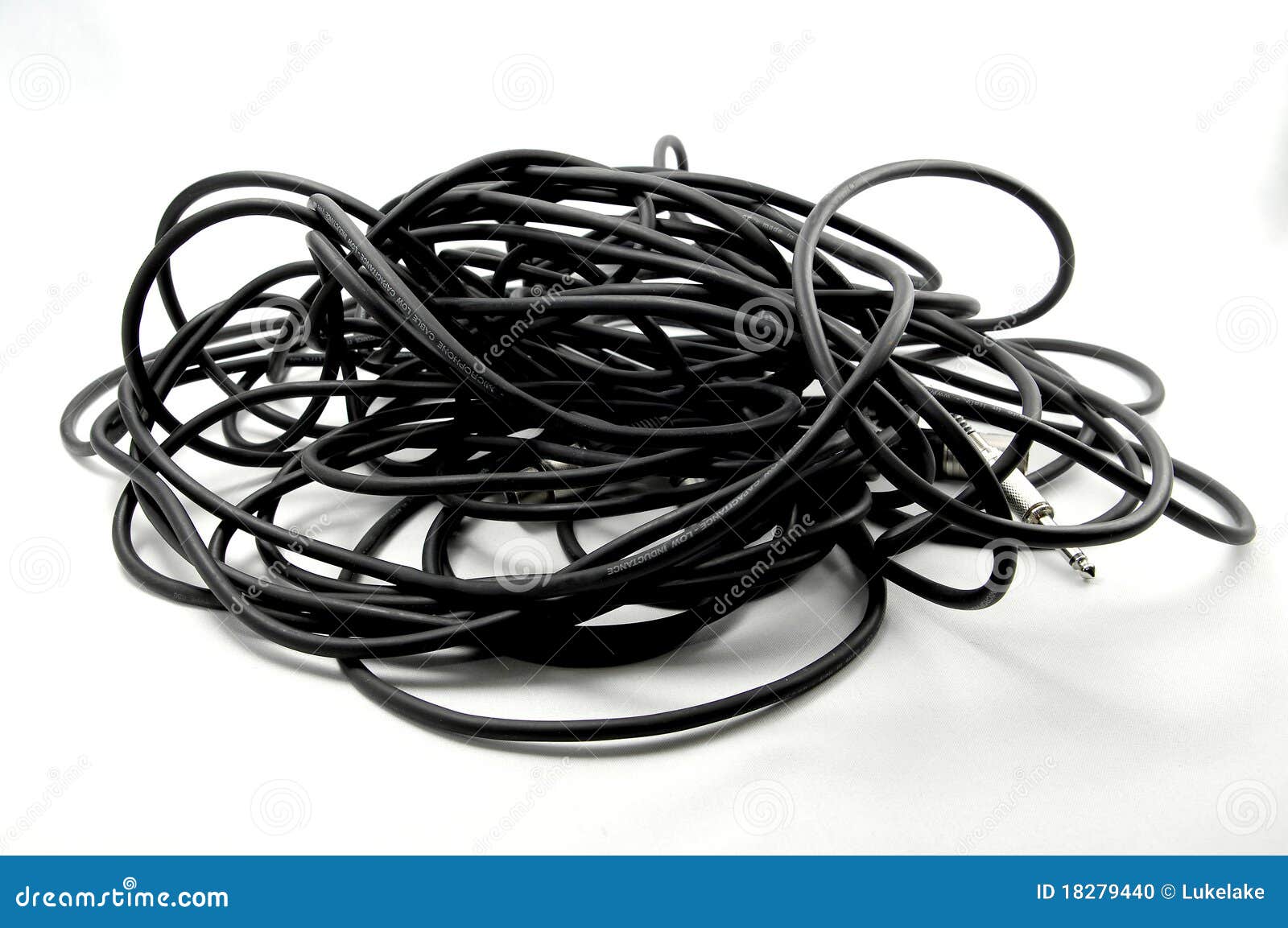 Music cable stock photo. Image of confusion, jack, movement 18279440