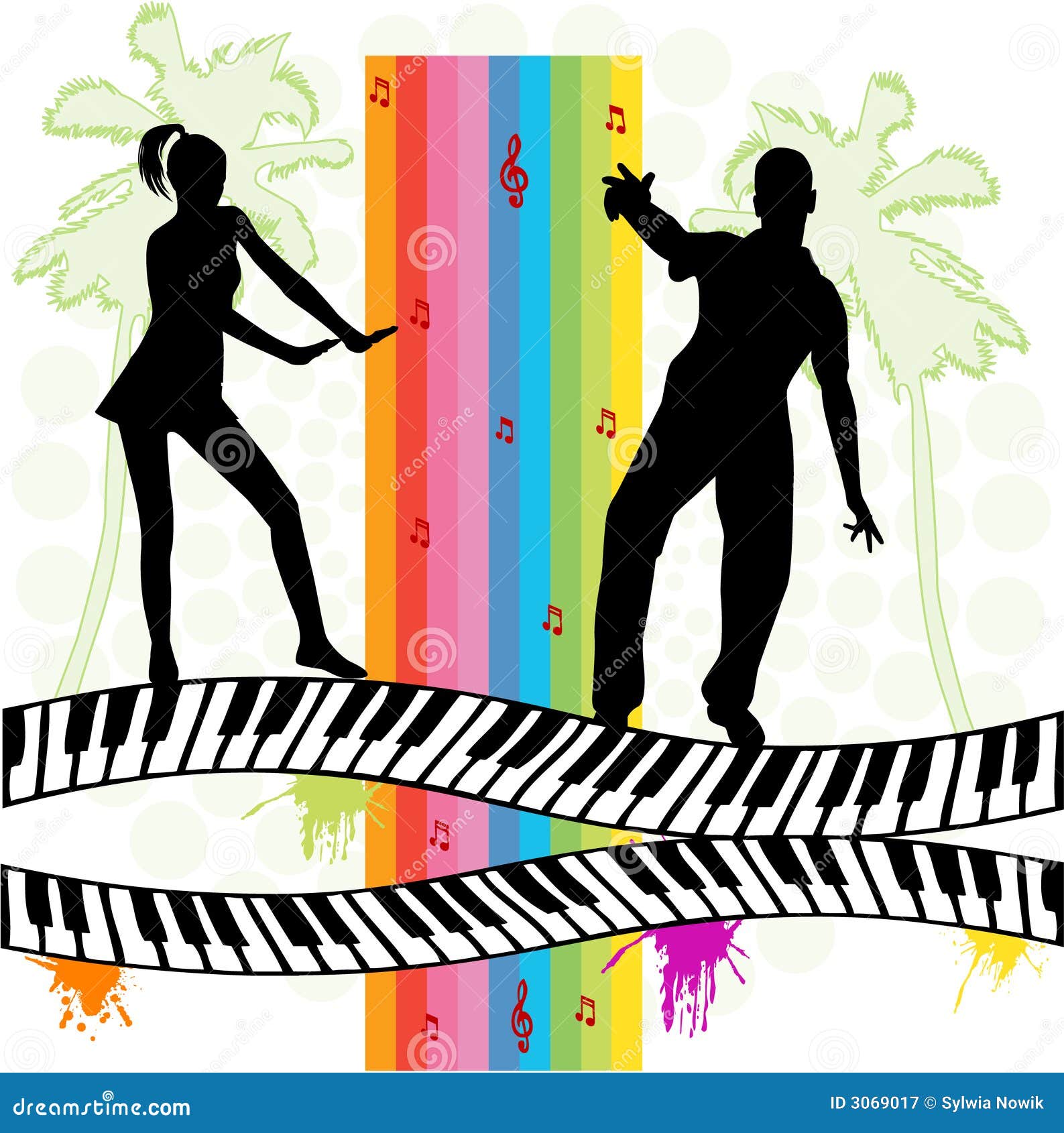 Music Concept stock vector. Illustration of hand, color 3069017