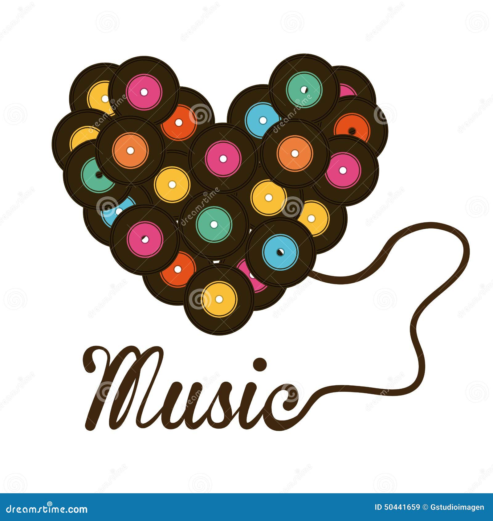 Music concept stock vector. Illustration of sign, style 50441659