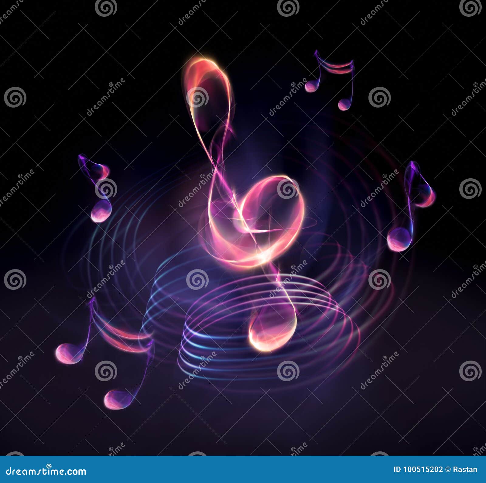 Music concept stock illustration. Illustration of background 100515202