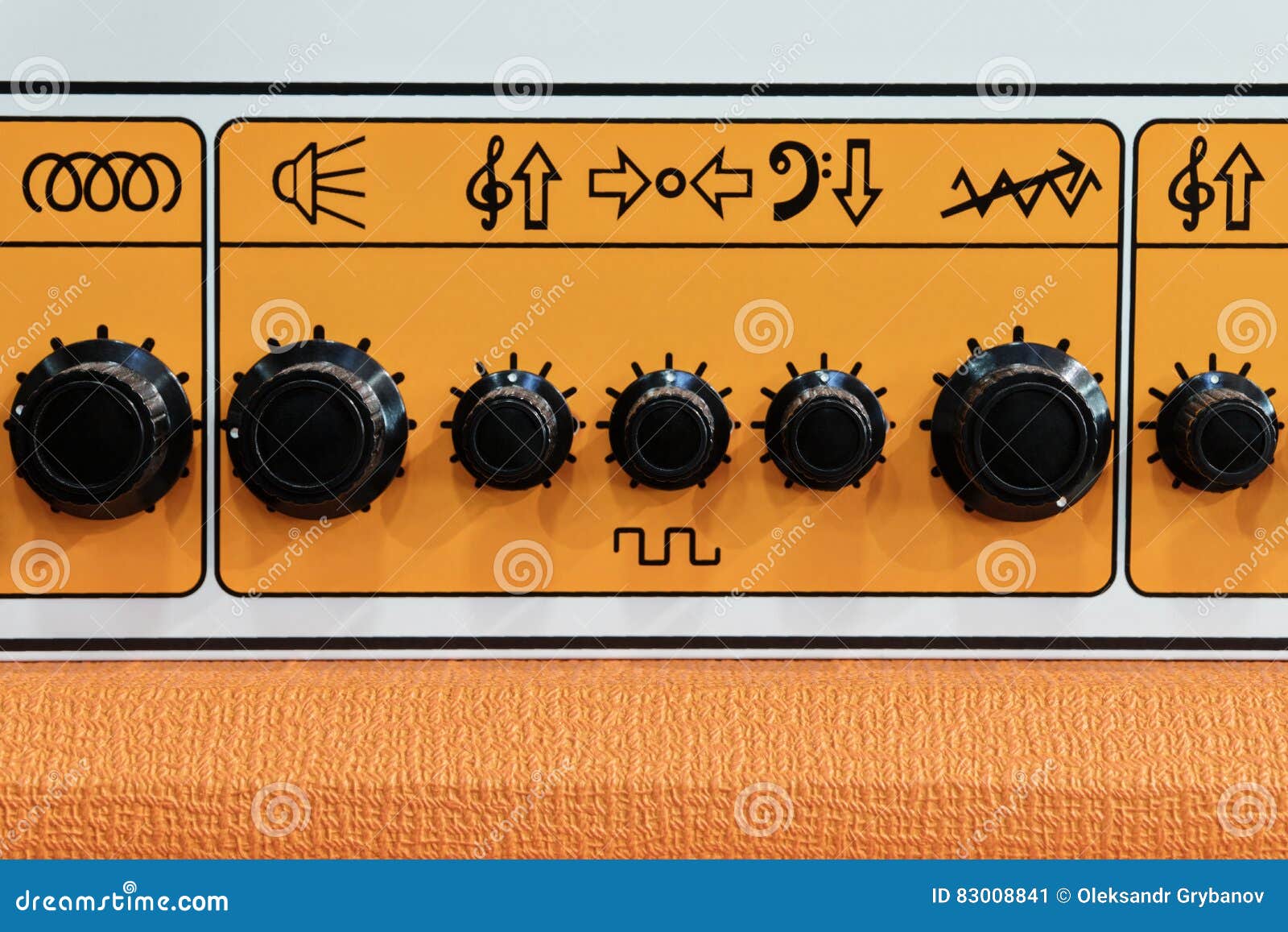 Music control panel stock image. Image of electronic 83008841