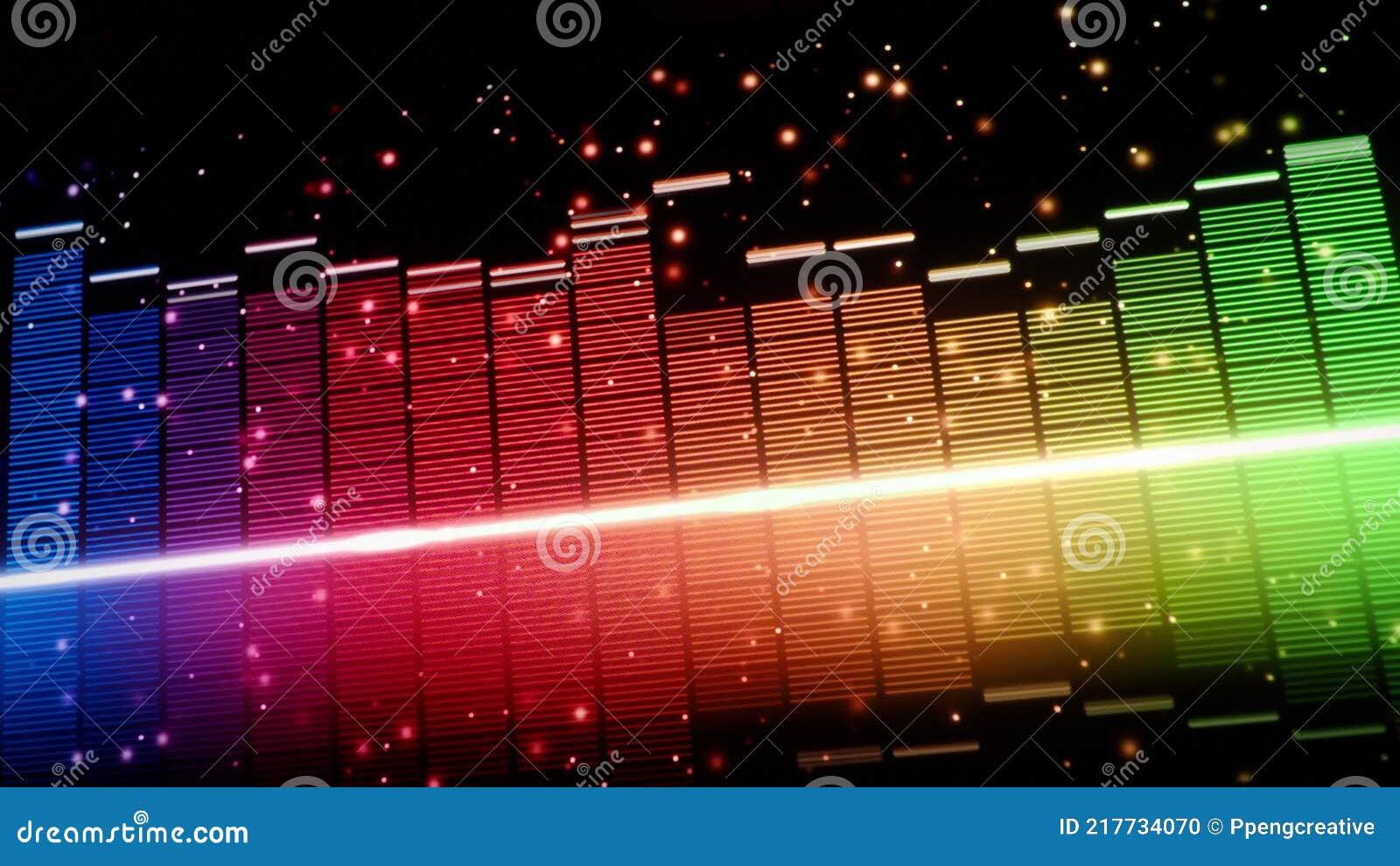 Music Equalizer Bar. Audio Waveform Equalizer on Black Background Stock  Footage - Video of binary, radio: 217734070