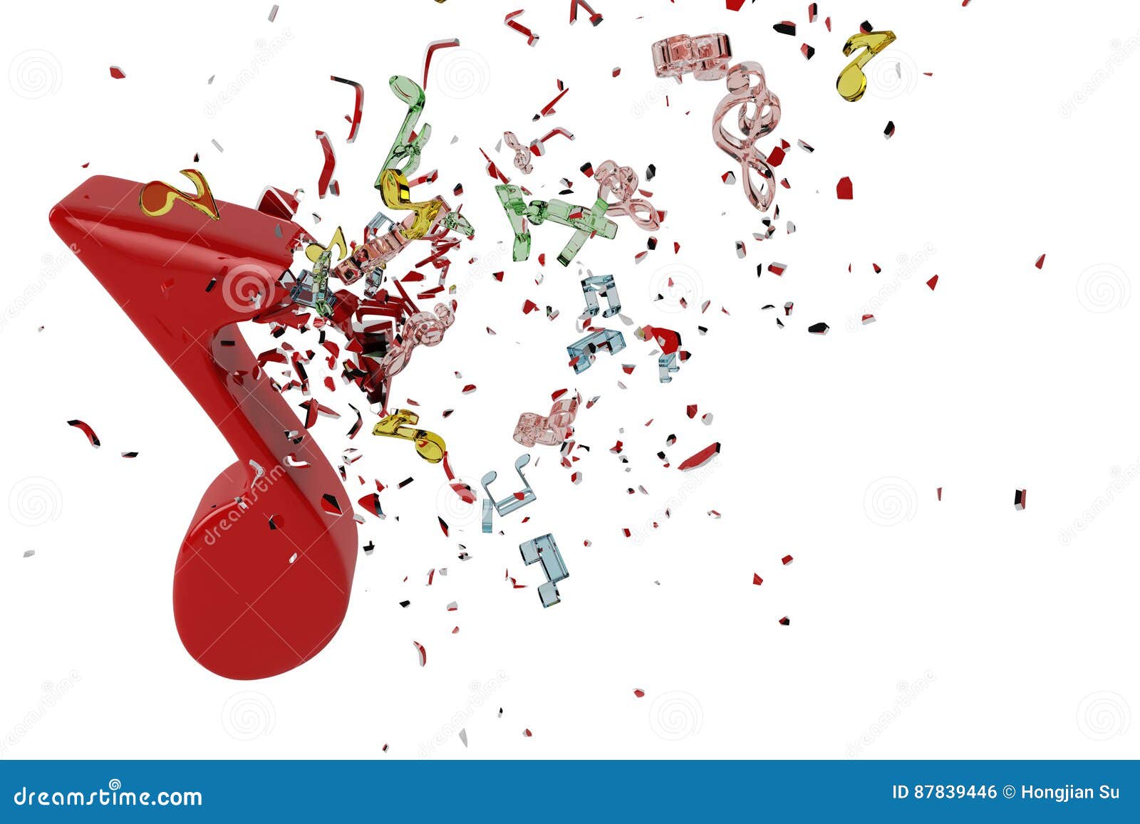 Music Explosion stock illustration. Illustration of listen 87839446