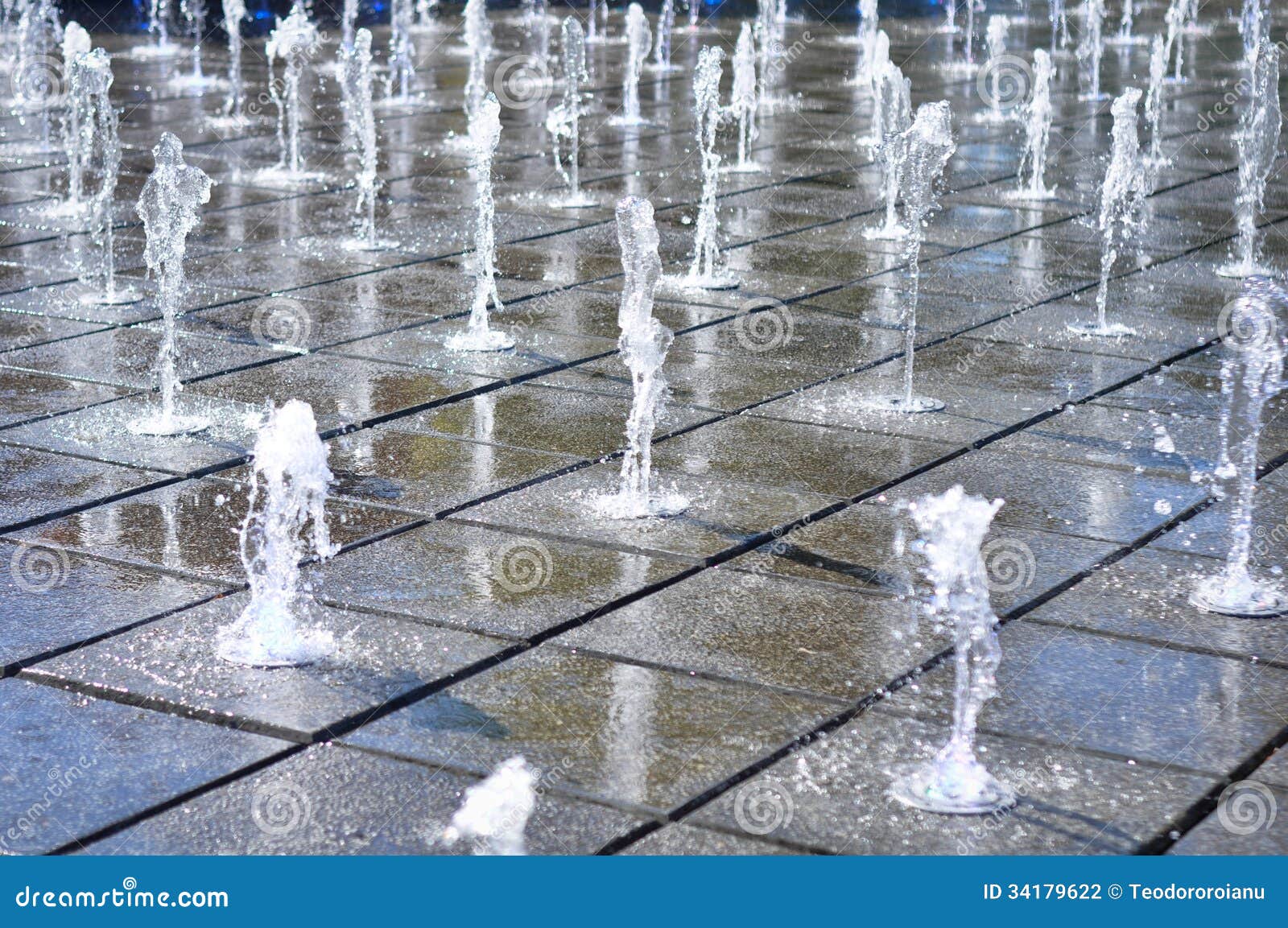 Music fountain stock photo. Image of bush, green, lake 34179622