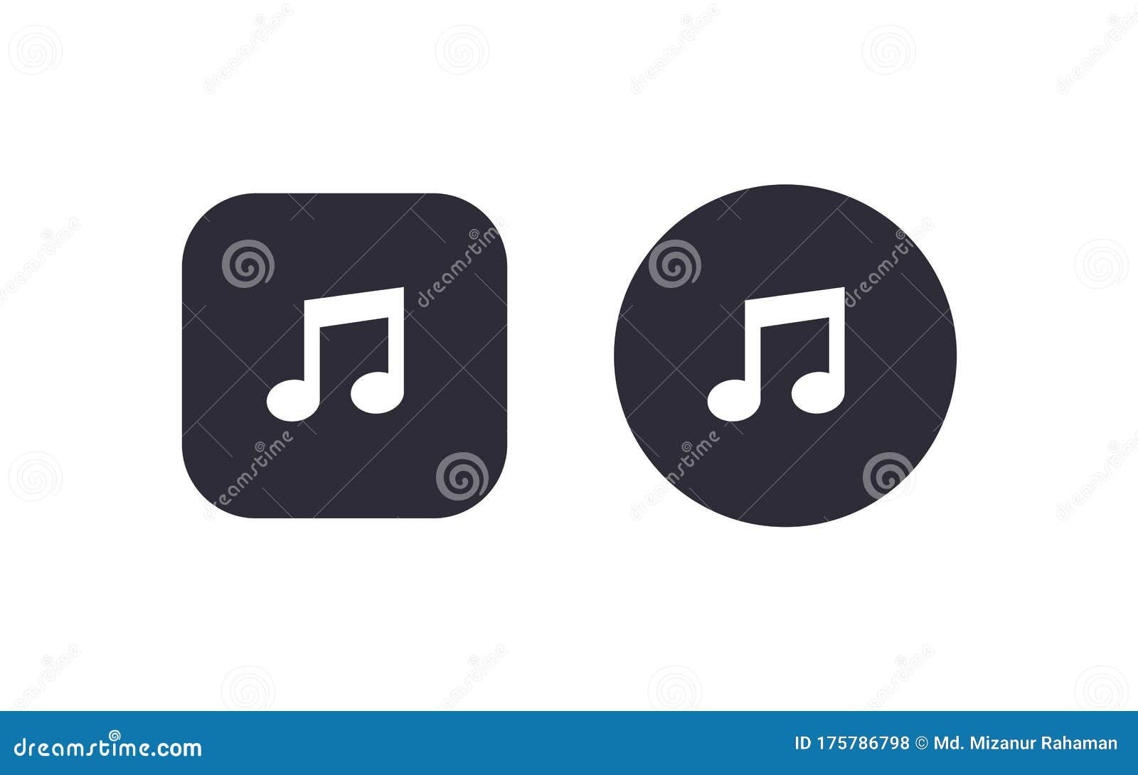 music icon button   scalable  