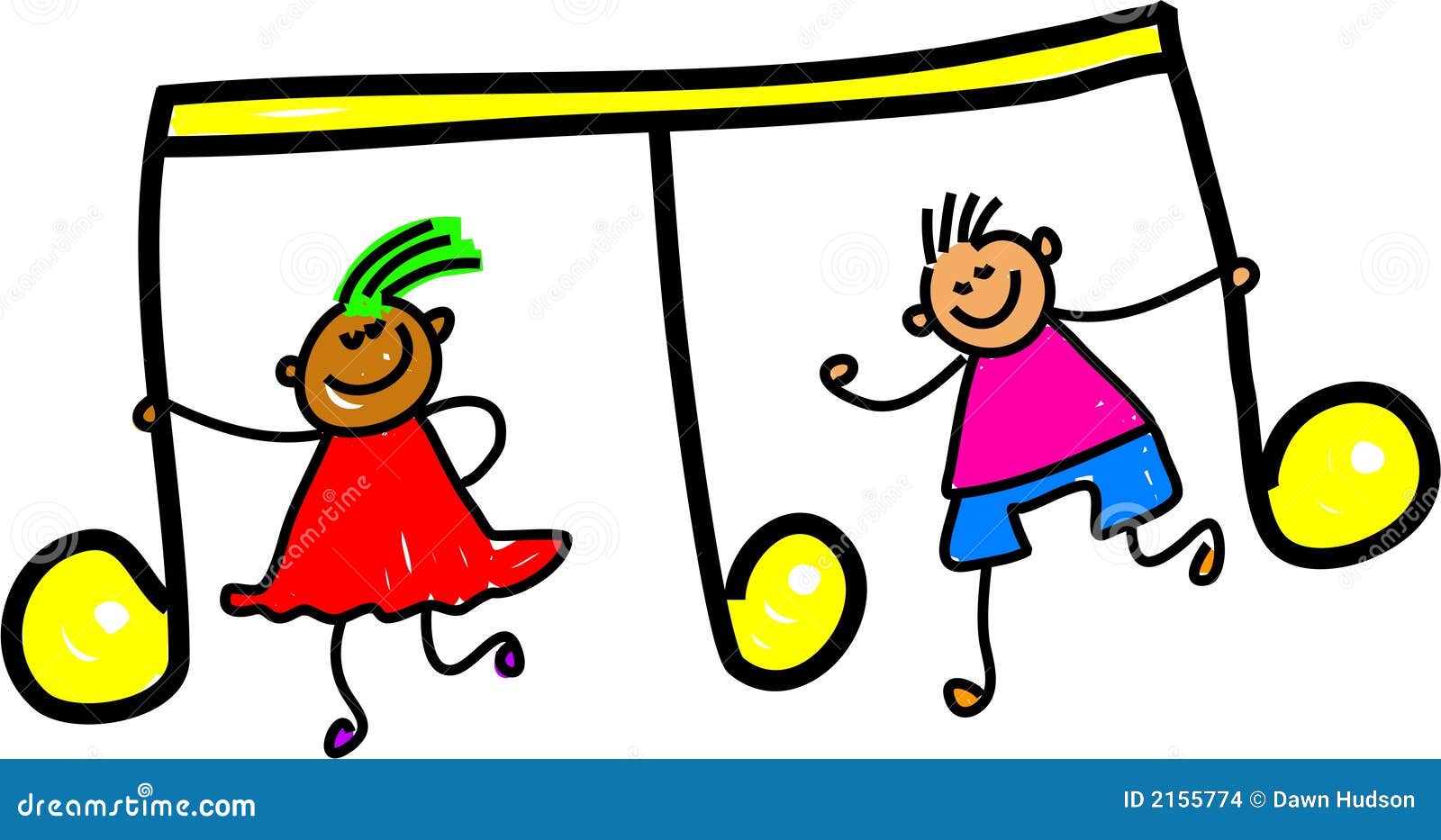 kids music notes clipart