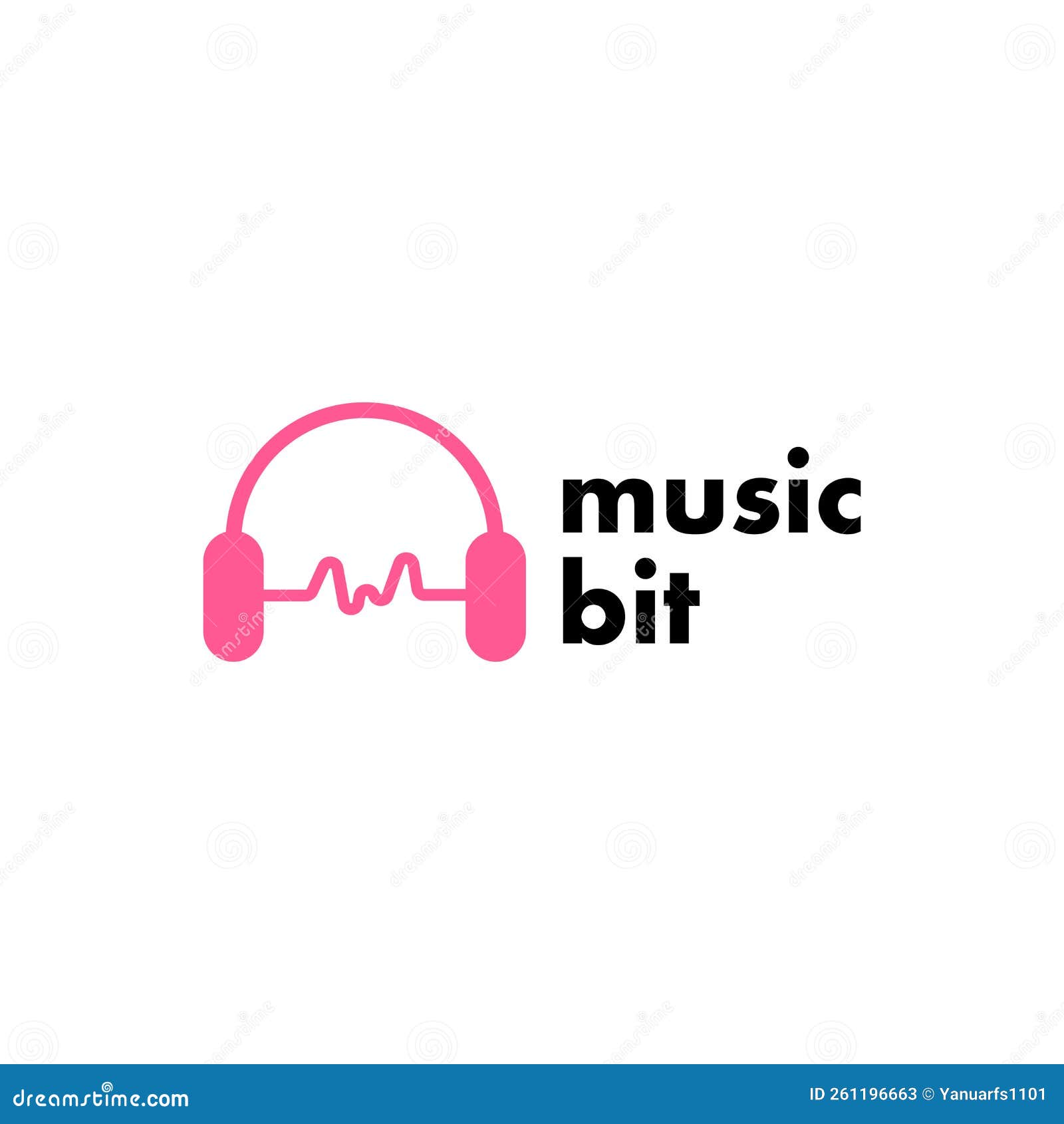 Music Logo Design Concept Vector Stock Illustration Illustration of