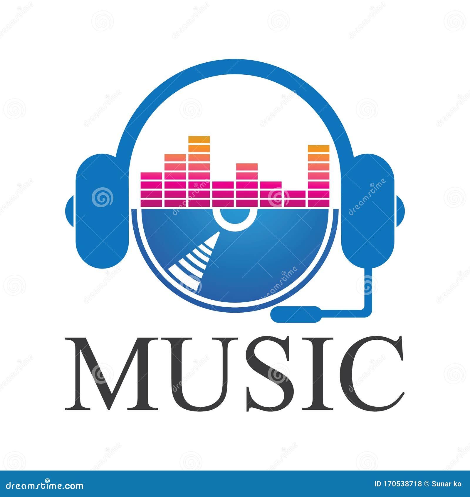 Music Logo Icon Vector Design Illustration Template Stock Vector -  Illustration of template, radio: 170538718