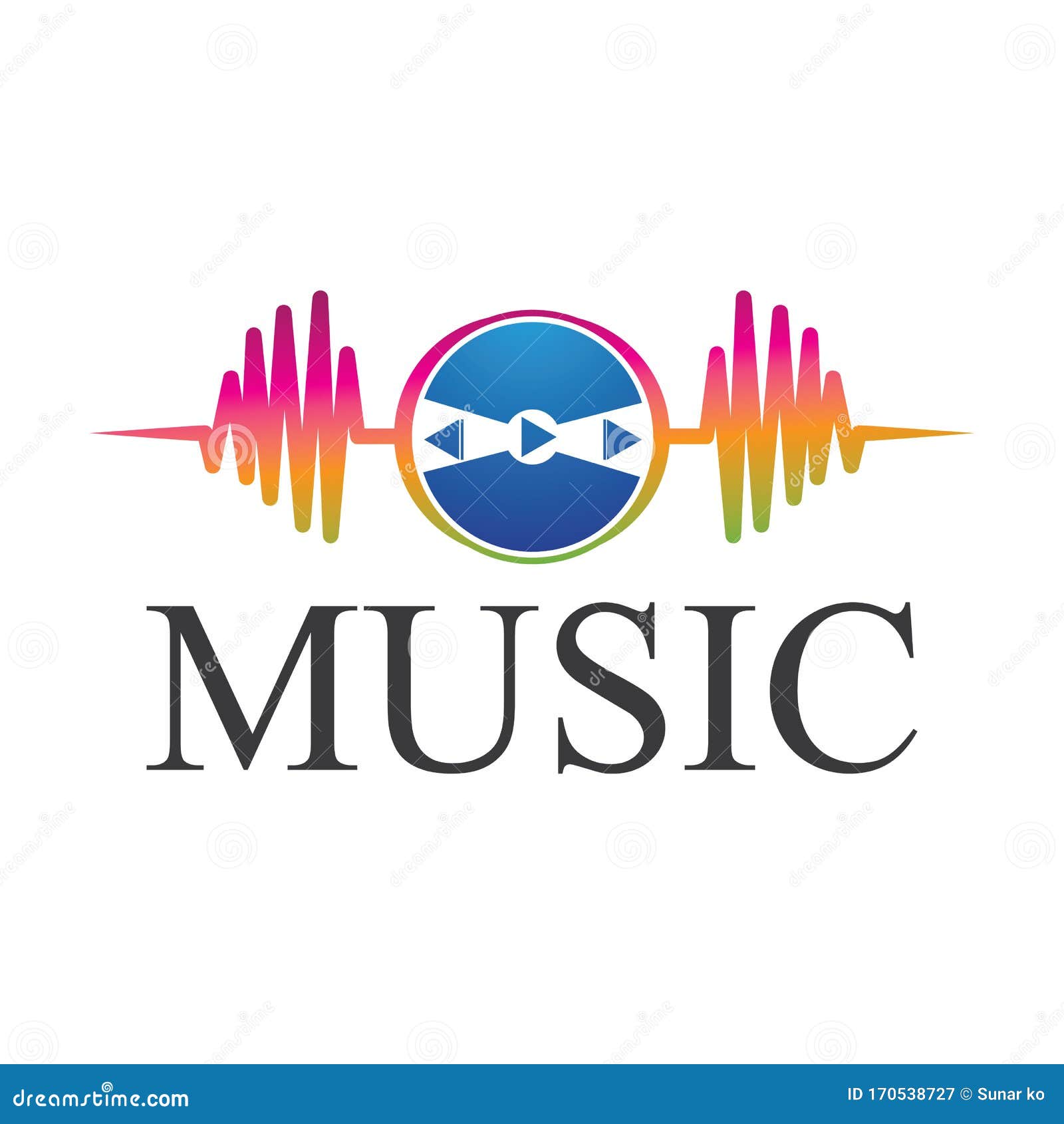 Music Logo Icon Vector Design Illustration Template Stock Vector -  Illustration of creative, modern: 170538727