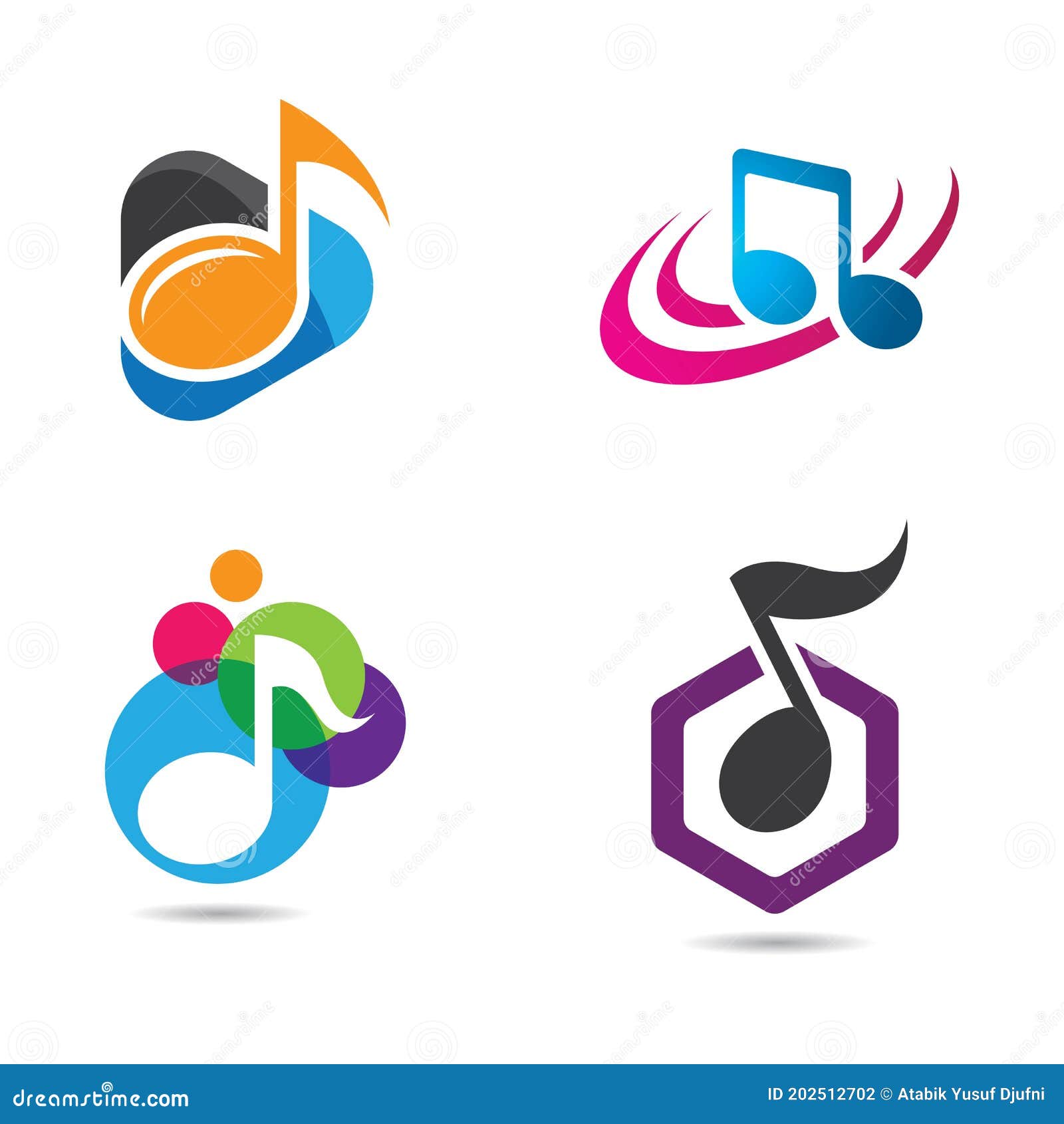 Music logo images stock vector. Illustration of label - 202512702