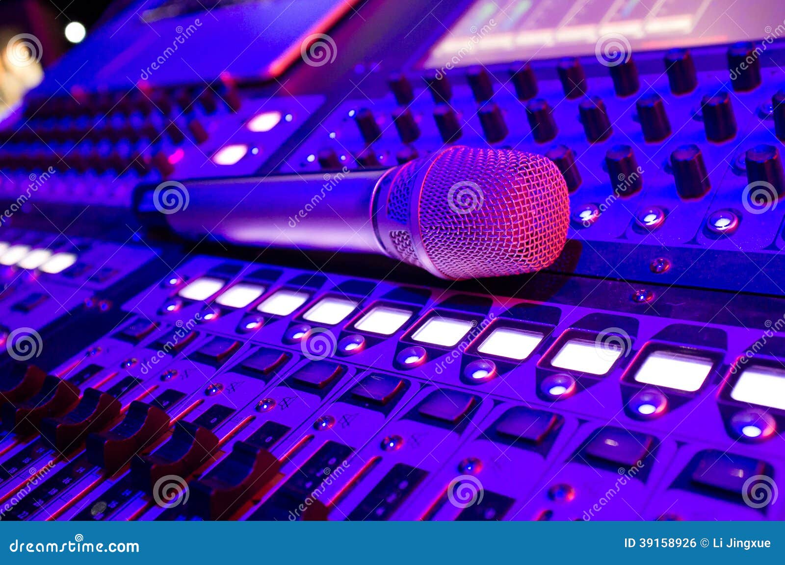 Music Mixer stock photo. Image of equipment, deejay, mixer 39158926